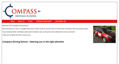 Desktop Screenshot of compassdrivingschool.ie